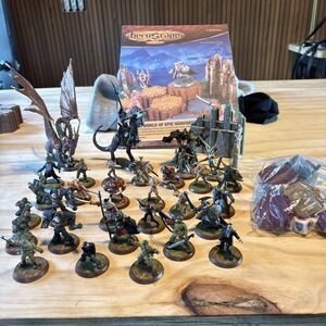 Hero Scape Game Characters (32)  + Manual & Extras (Parts From Board Game)